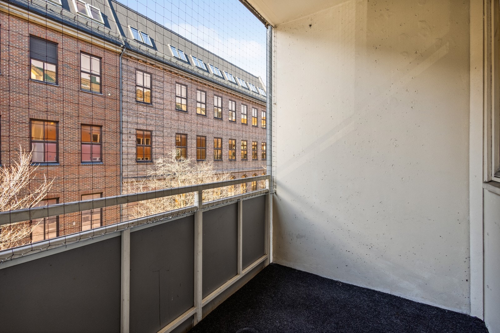 Balkong med plass til utemøblement. Galleribilde