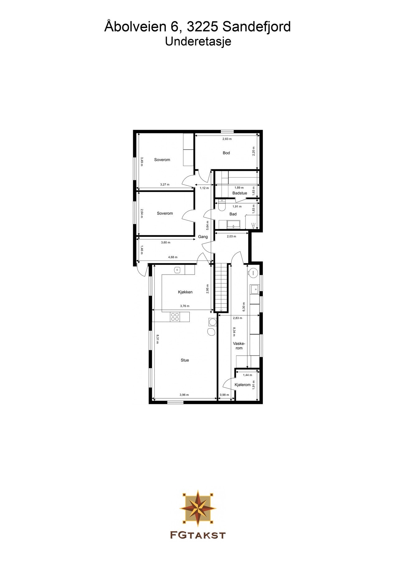 Gjør deg kjent med planløsningen i sokkeletasjen Galleribilde