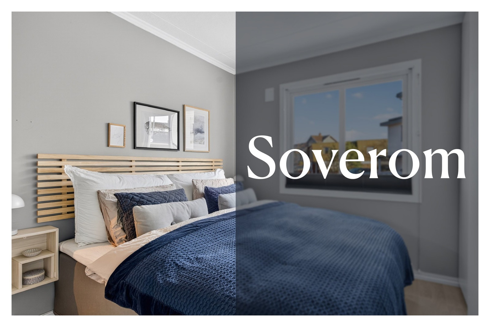 Leiligheten har 3 soverom Galleribilde