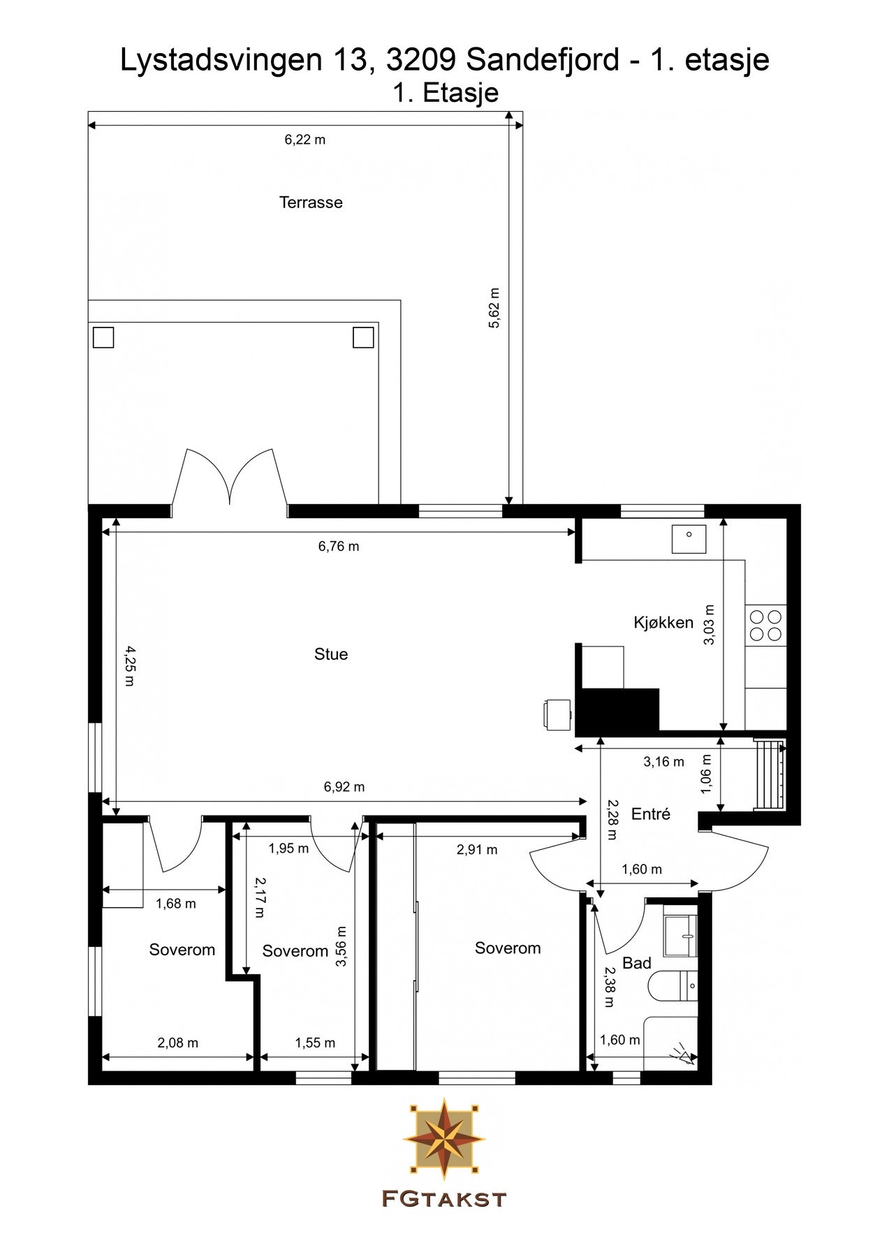 Plantegning Galleribilde