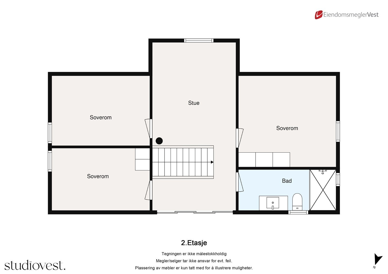 Plantegning 3.etasje. Galleribilde