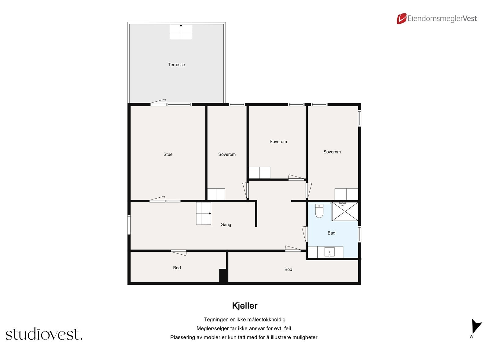 Plantegning 1.etasje. Galleribilde