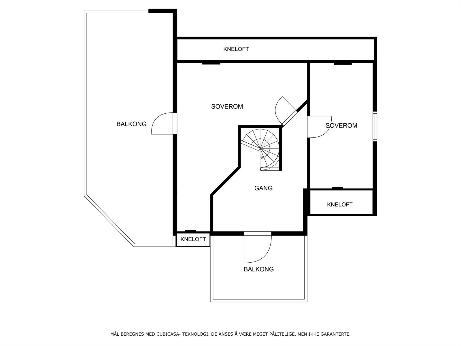 Plantegning 2. etasje Galleribilde