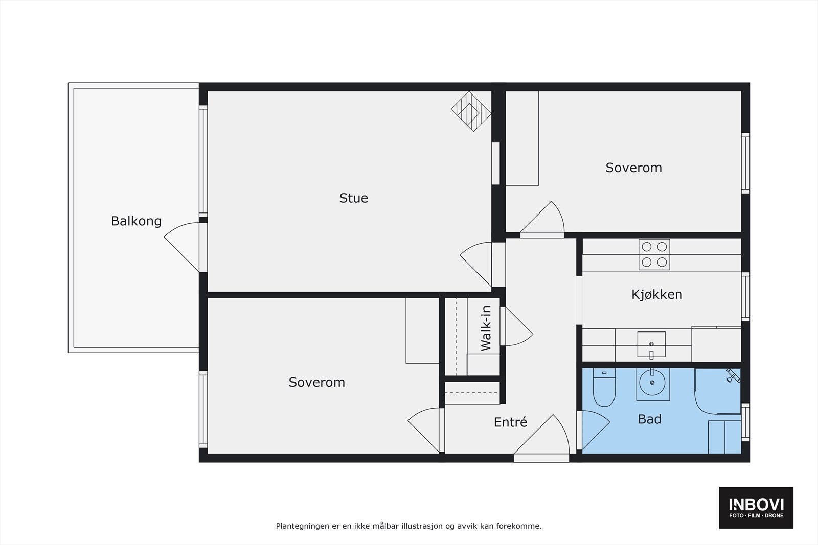 Plantegning Galleribilde