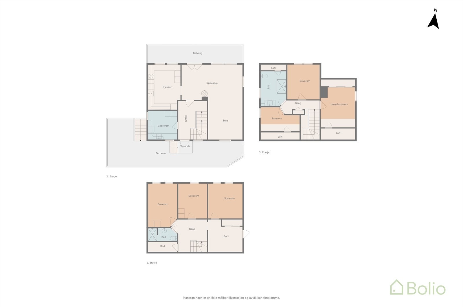 Plantegning Galleribilde