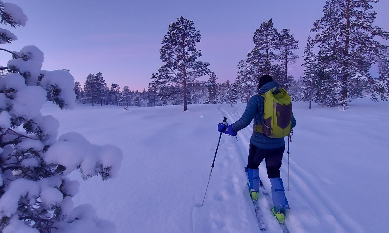 Flott turområde med uberørt natur Galleribilde