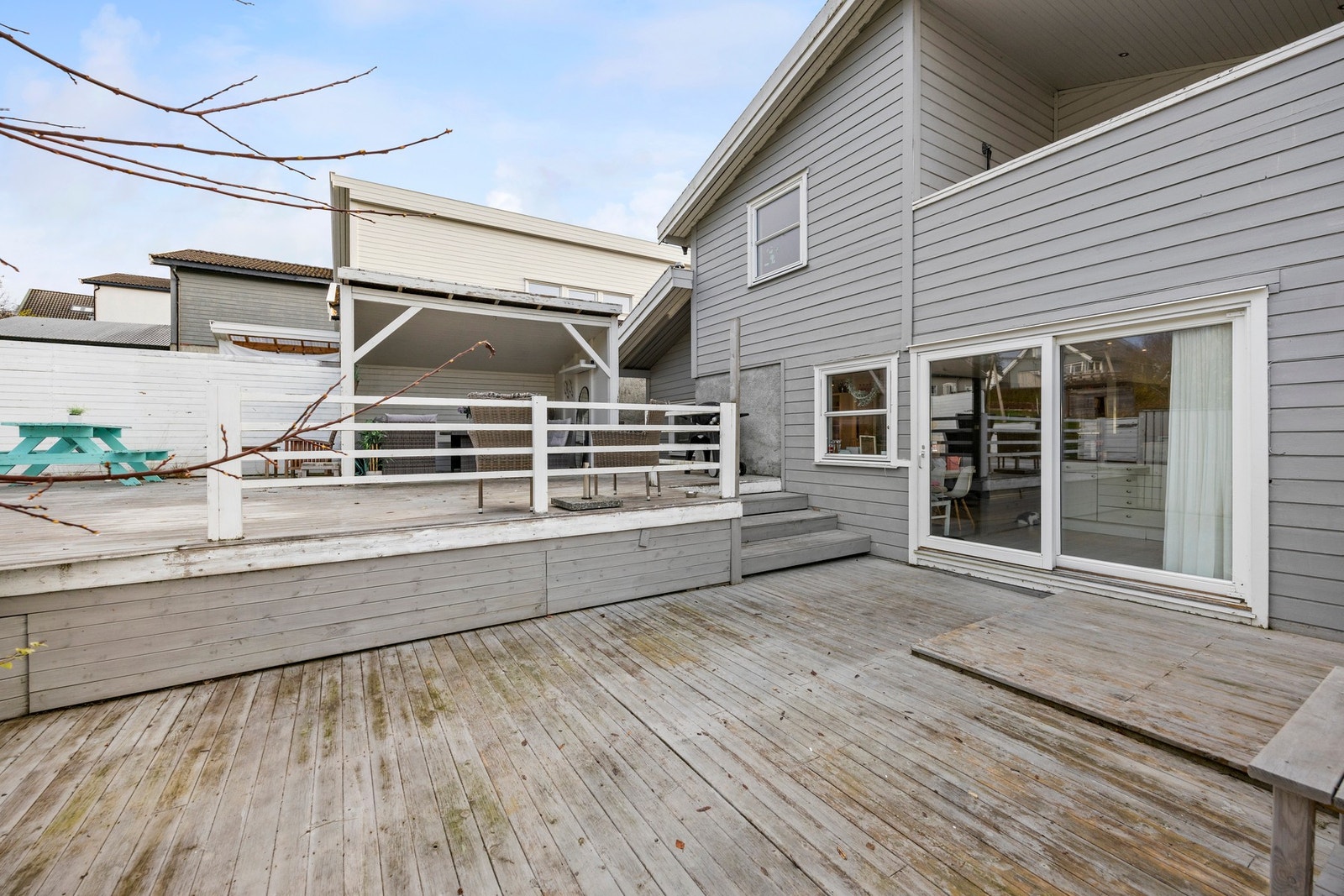 Terrassen går over flere nivå Galleribilde