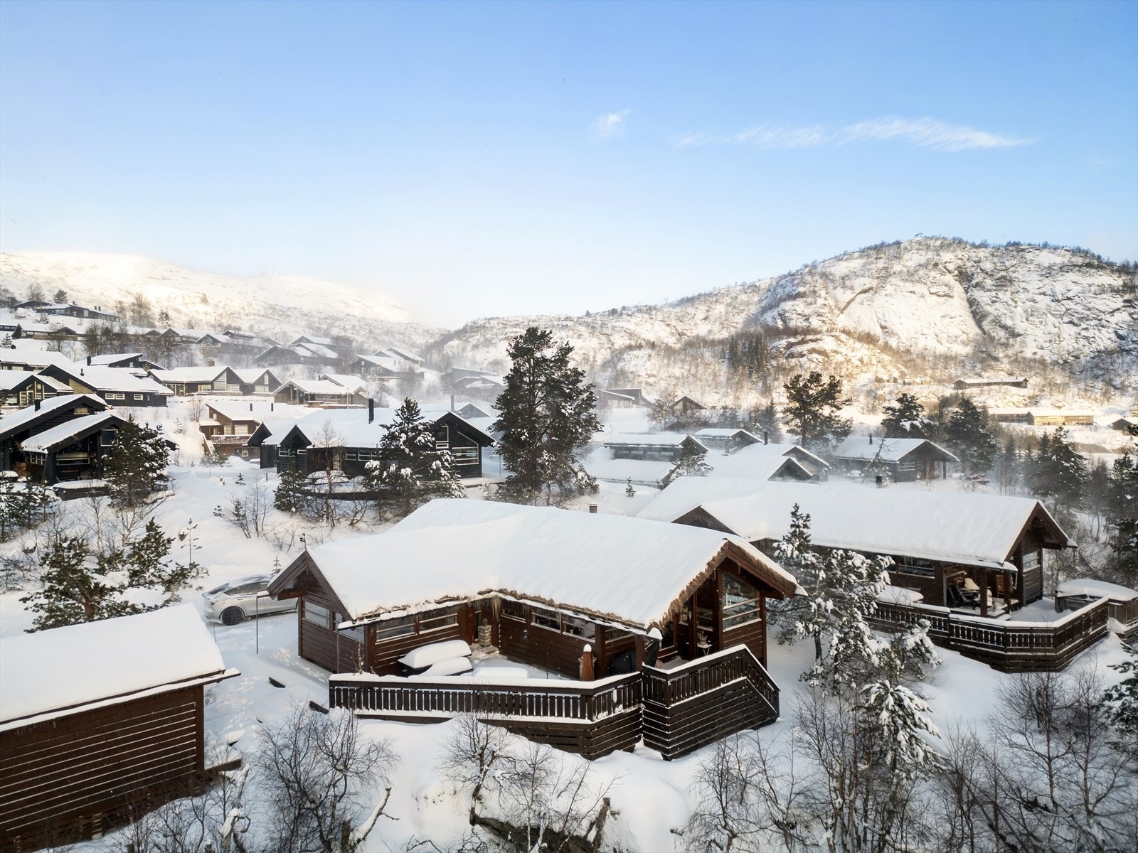 Nydelig plassering på Tjørhomfjellet Galleribilde