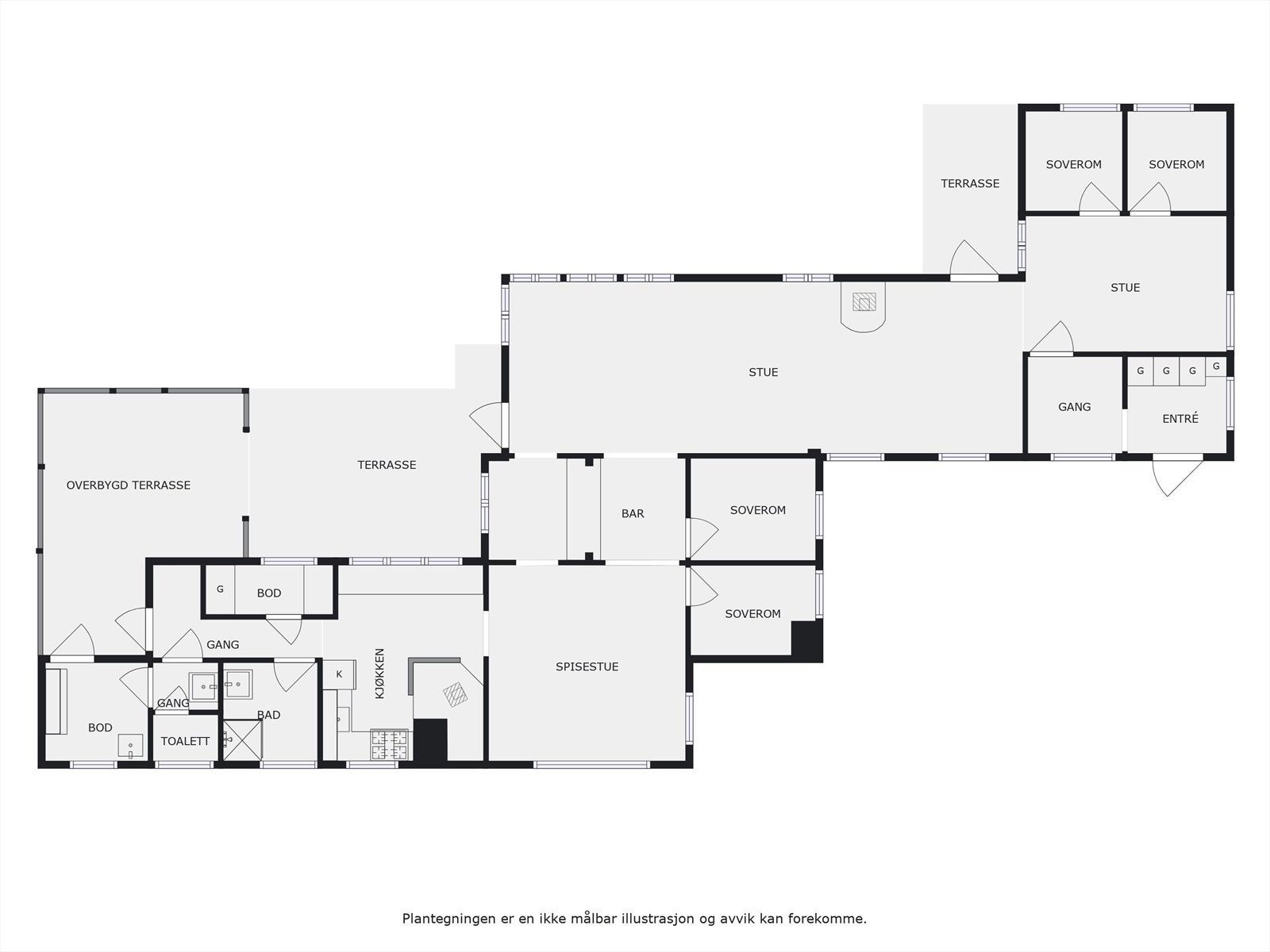 Planskisse. Galleribilde