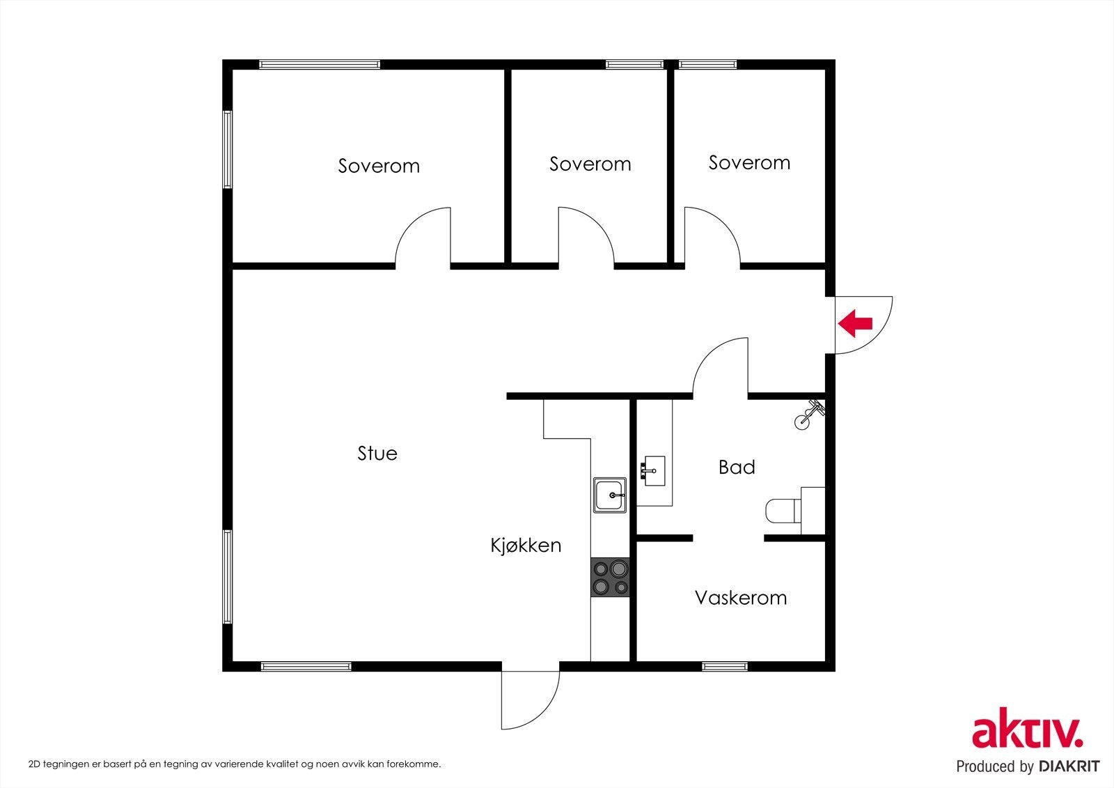 Plantegning. Galleribilde