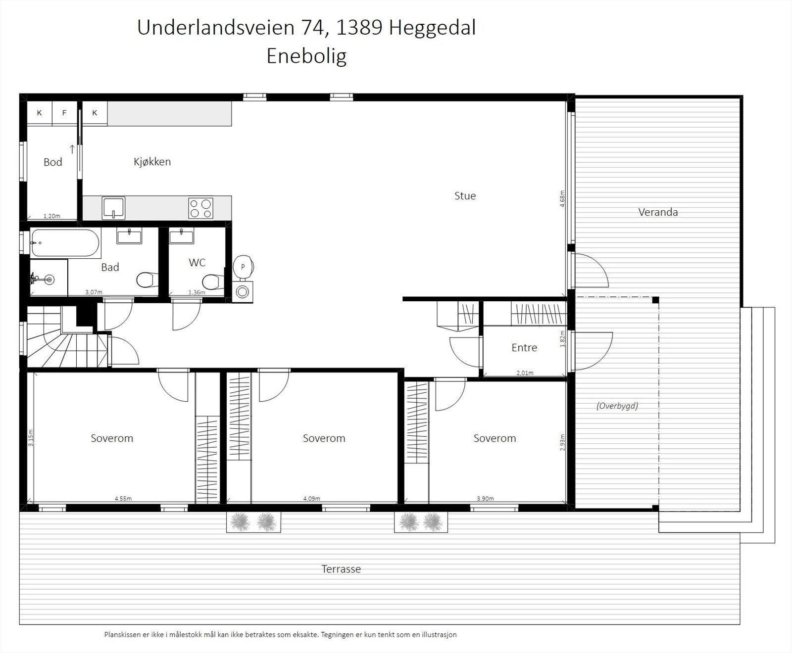 Plantegning 1. etasje. Galleribilde