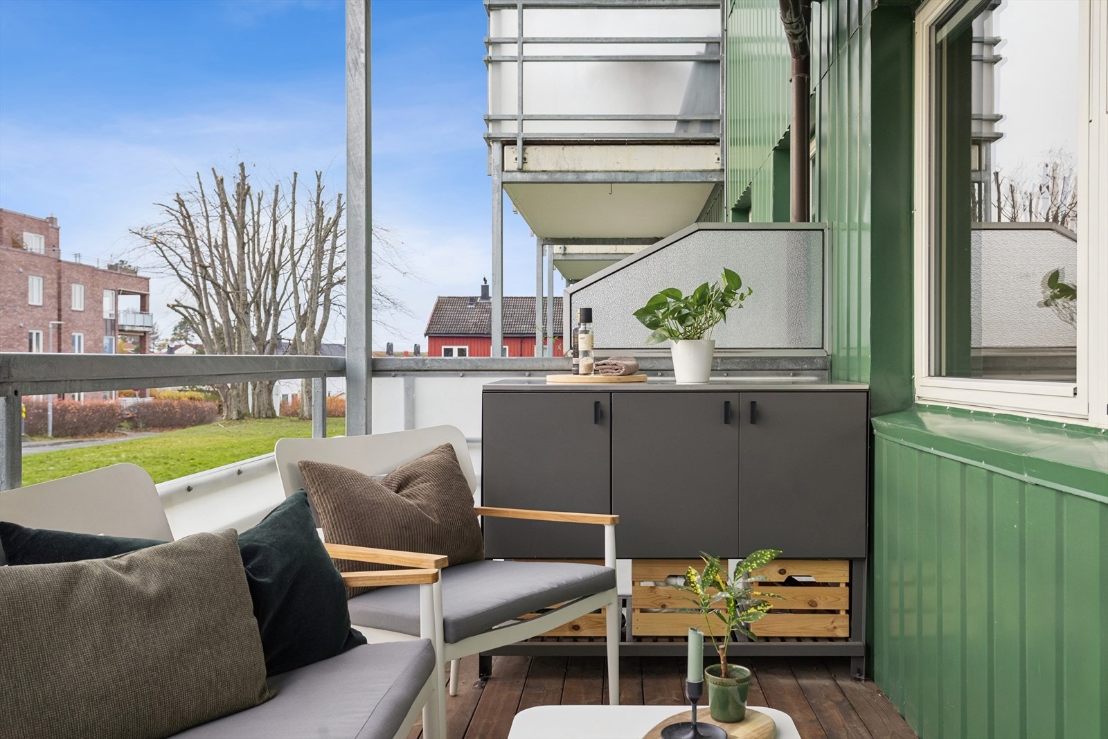 Fra balkongen. Galleribilde