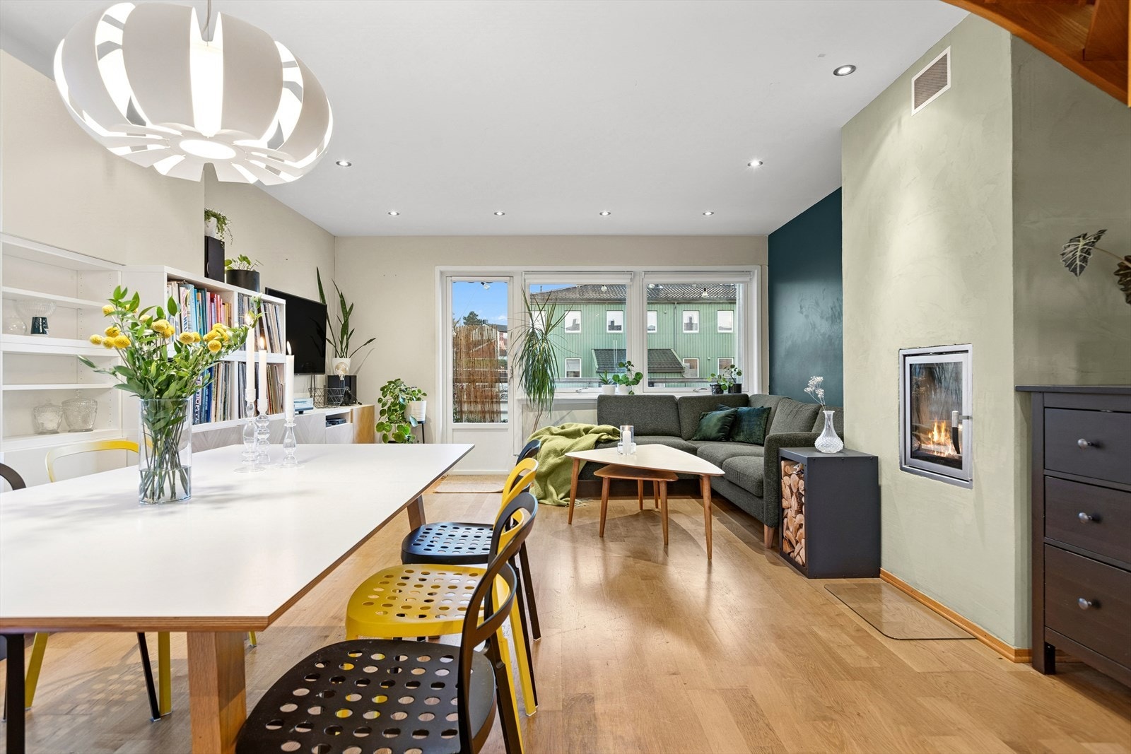 Her får du en flott leilighet med en lys, praktisk og åpen planløsning. Galleribilde