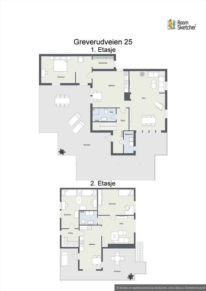Planløsninger samlet Galleribilde