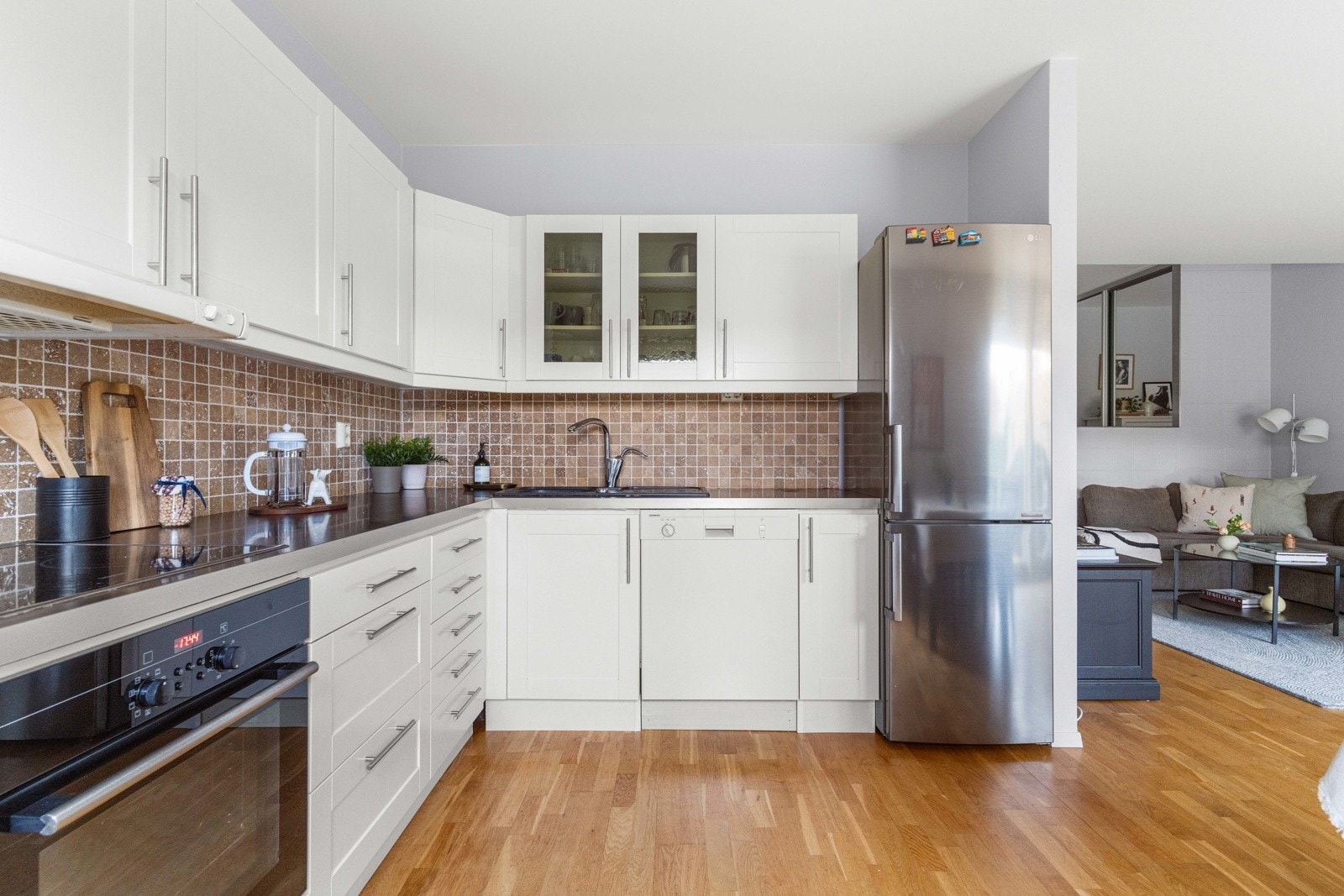 Med delvis integerte hvitevarer Galleribilde