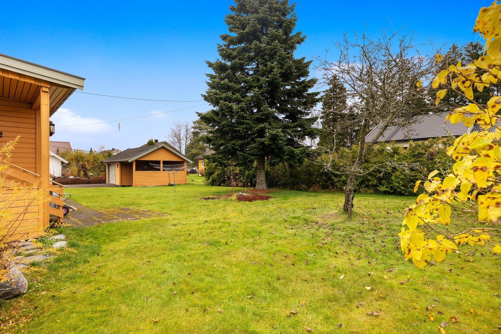 Stor flat og fin tomt Galleribilde