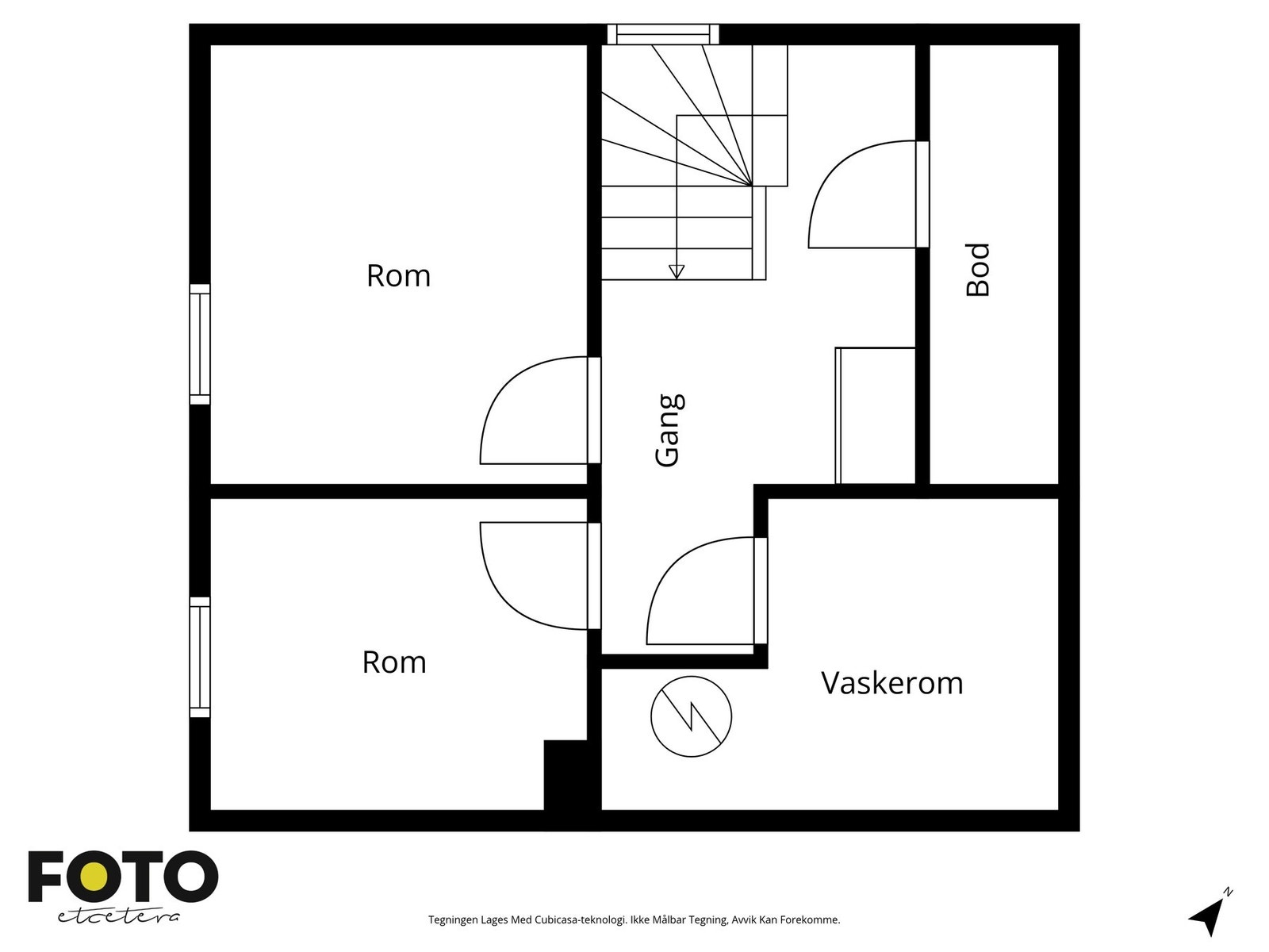 Planillustrasjon av kjeller etg. i hoveddel (7A) Galleribilde