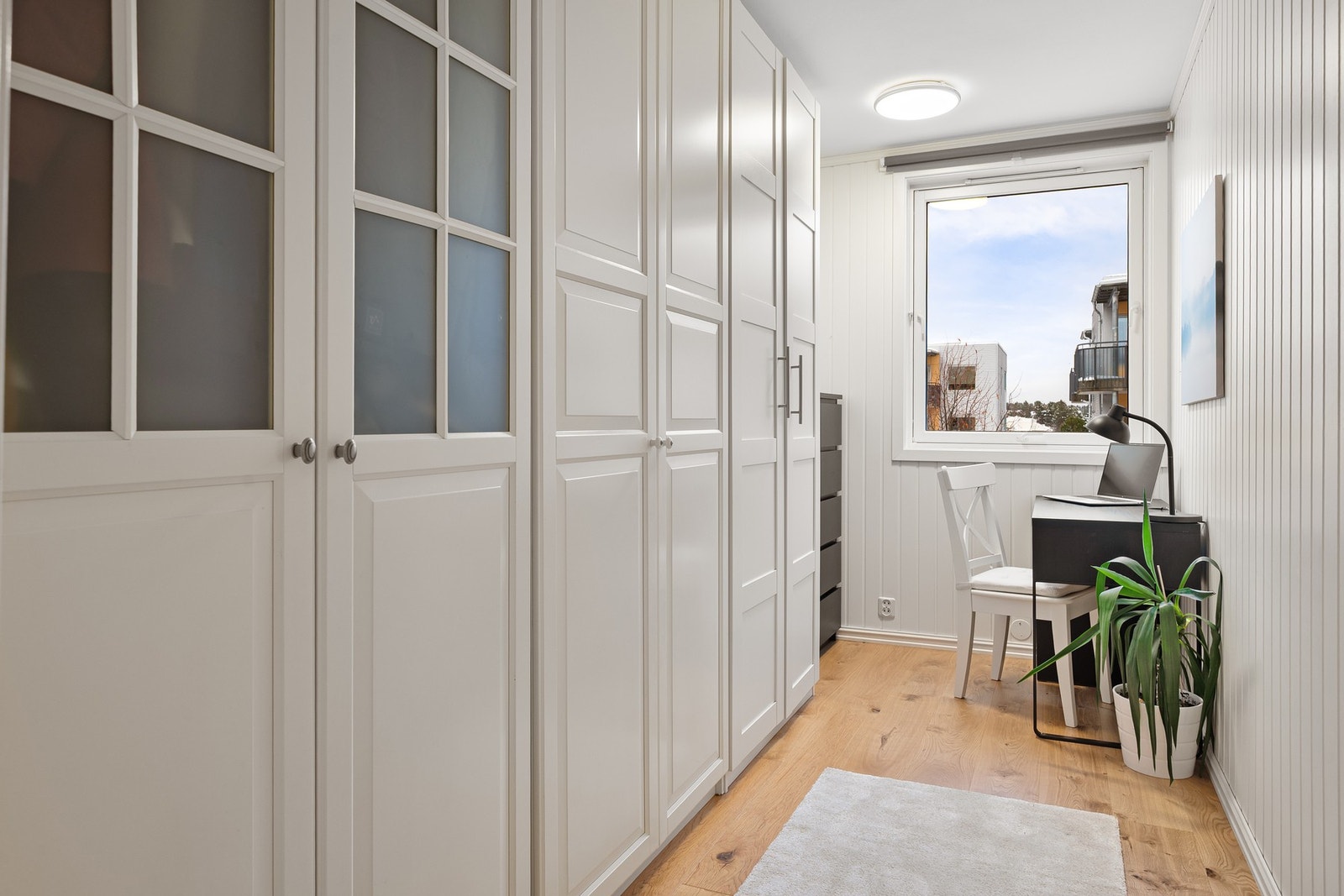 Det siste soverommet er på 7,6 kvm. Galleribilde