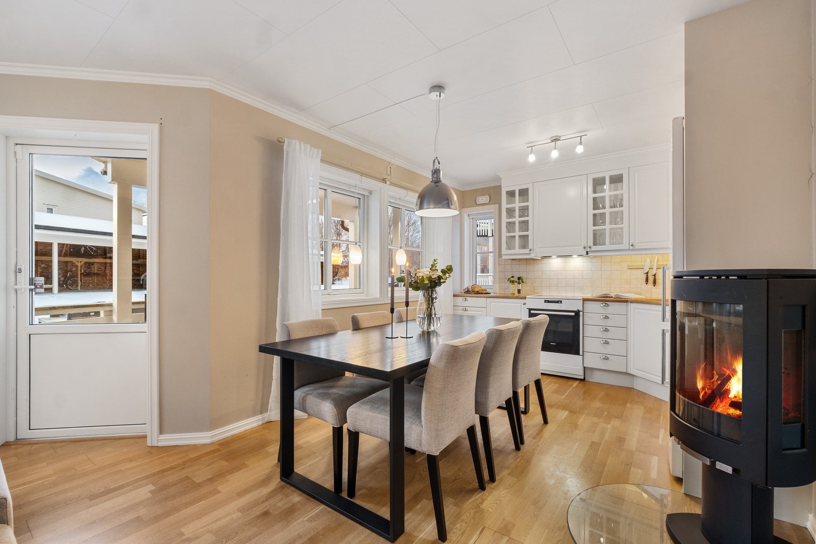 Vedovn sikrer gode muligheter for behagelig varme og kos gjennom vinteren. Galleribilde