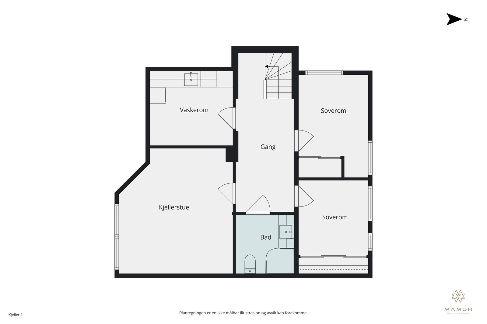 Plantegning. Galleribilde