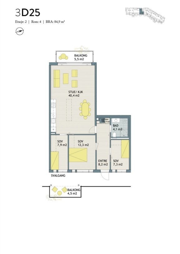 Plantegning Galleribilde