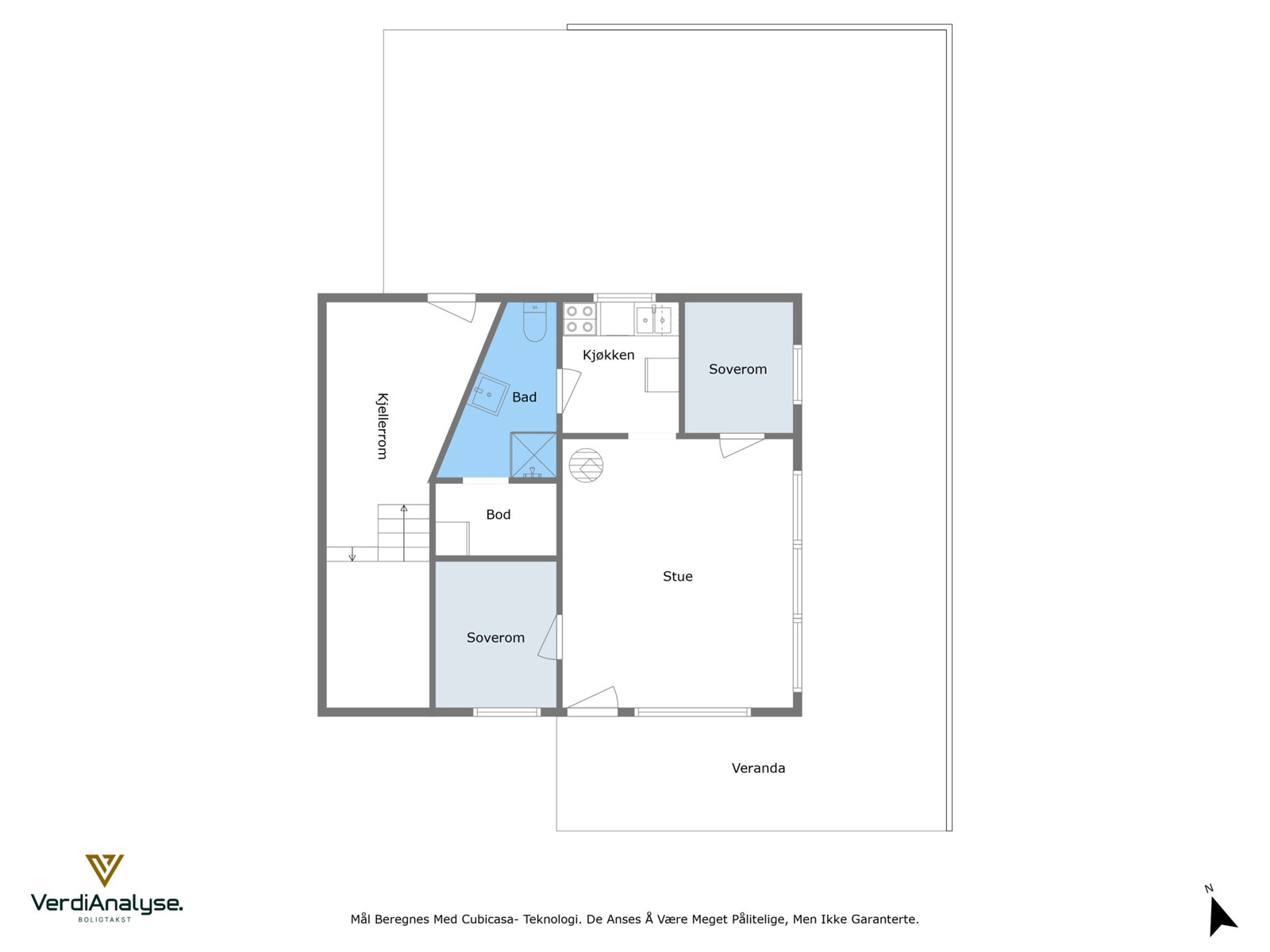 Plan 1.etasje Galleribilde