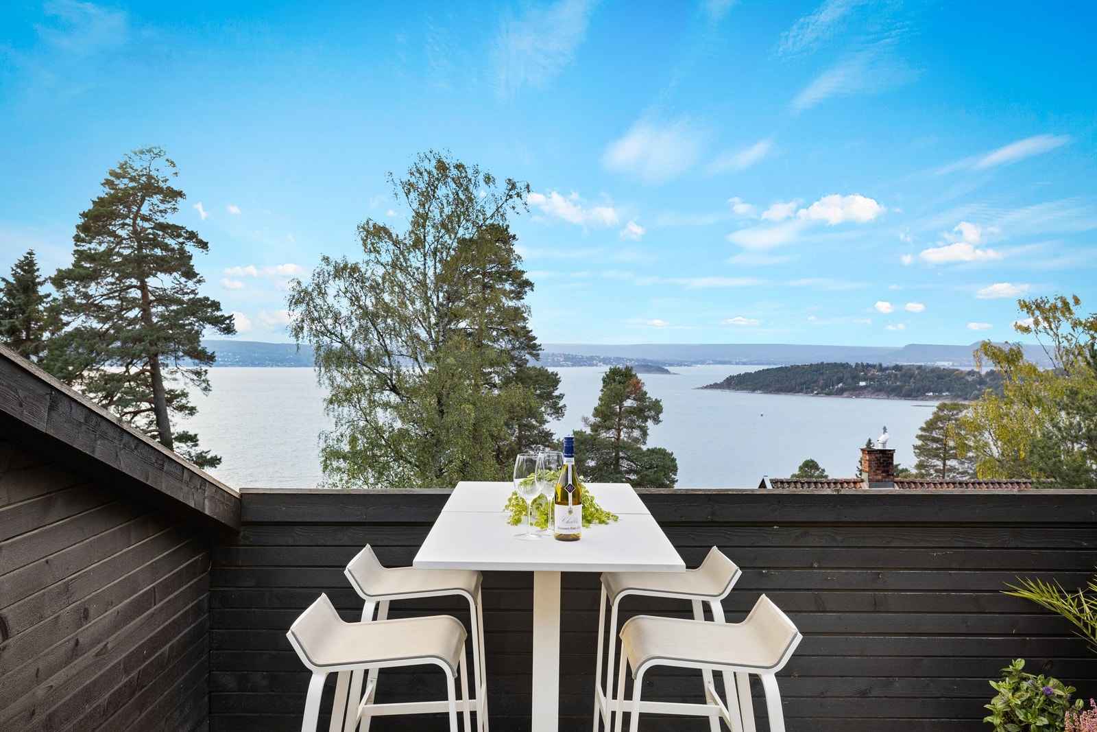 Spektakulær utsikt mot Oslofjorden. Galleribilde