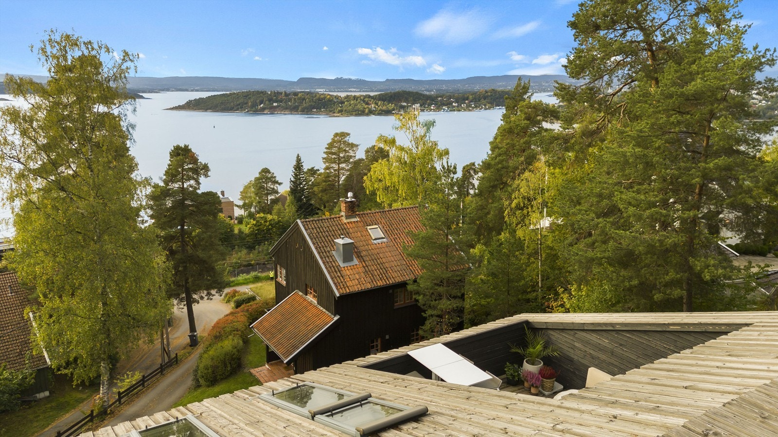 Spektakulær utsikt mot Oslofjorden Galleribilde