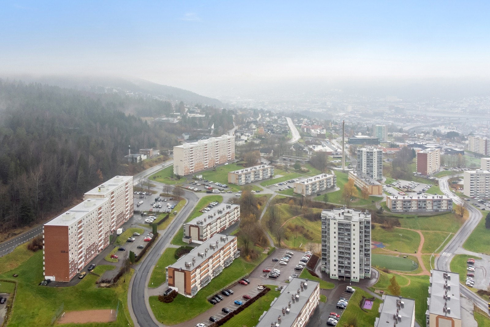 Dronefoto Galleribilde