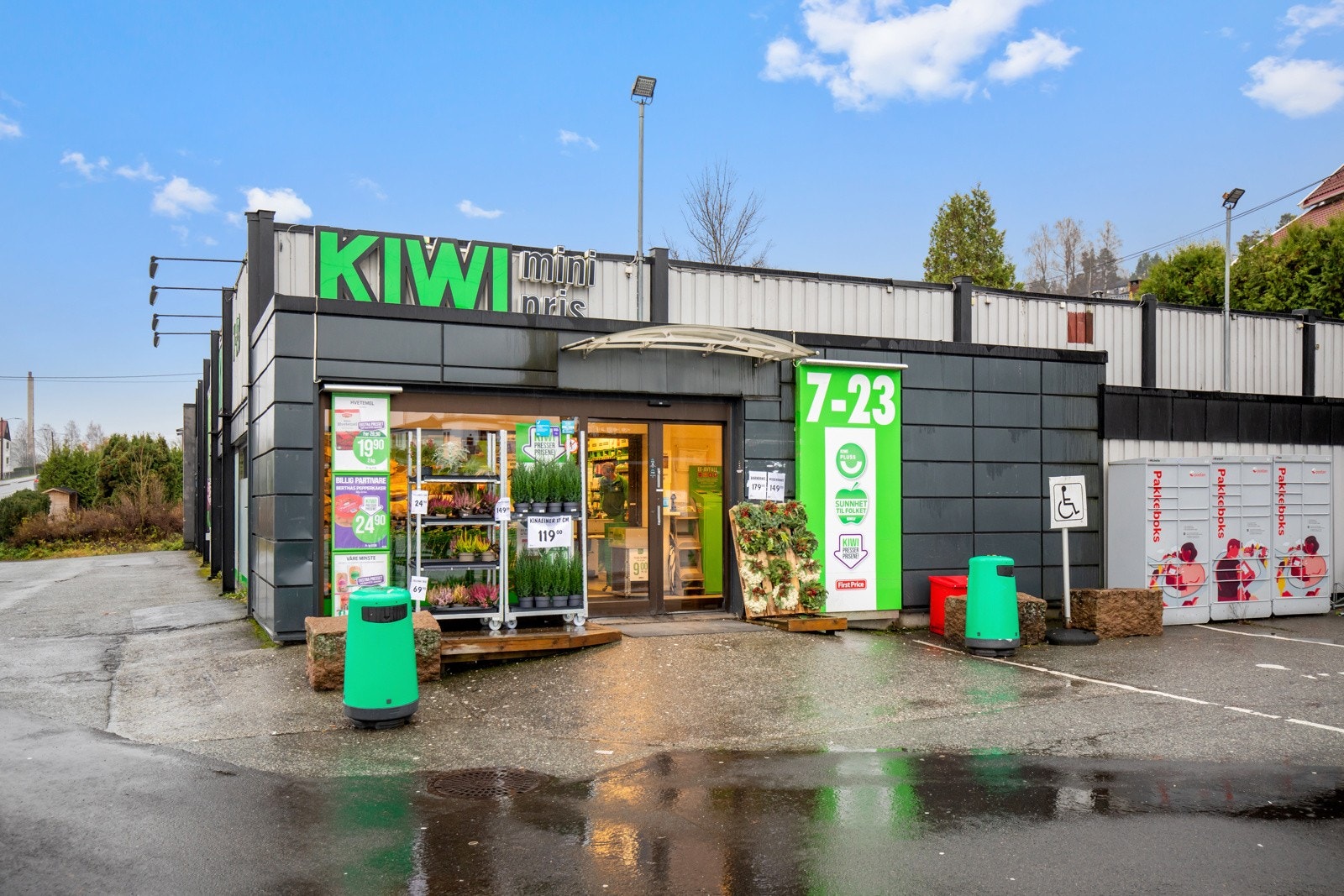 Gangavstand til dagligvarebutikk. Galleribilde