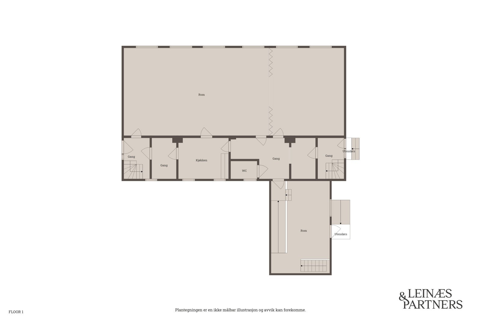 Plantegning Galleribilde