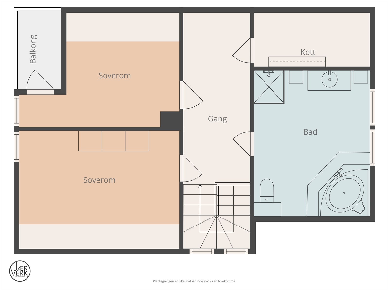Plan 2 etasje Galleribilde