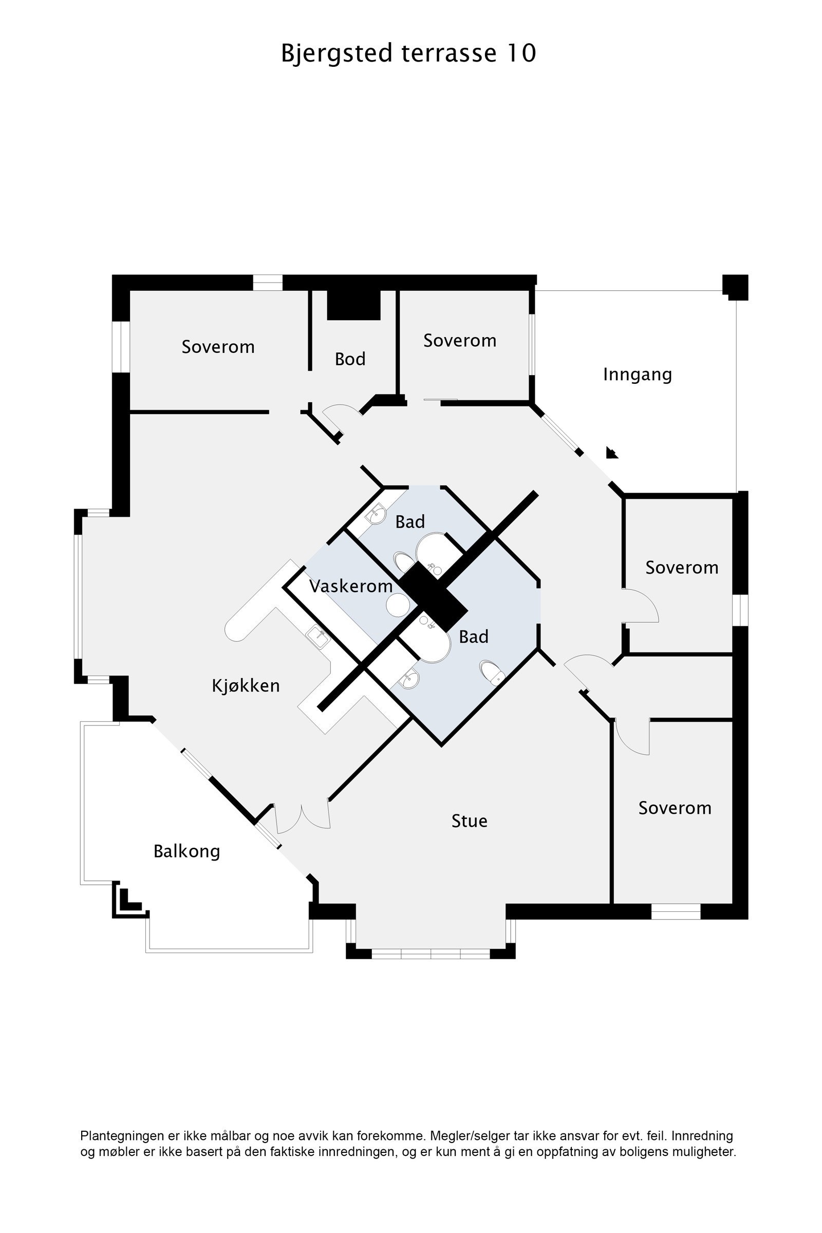 Plantegning Galleribilde