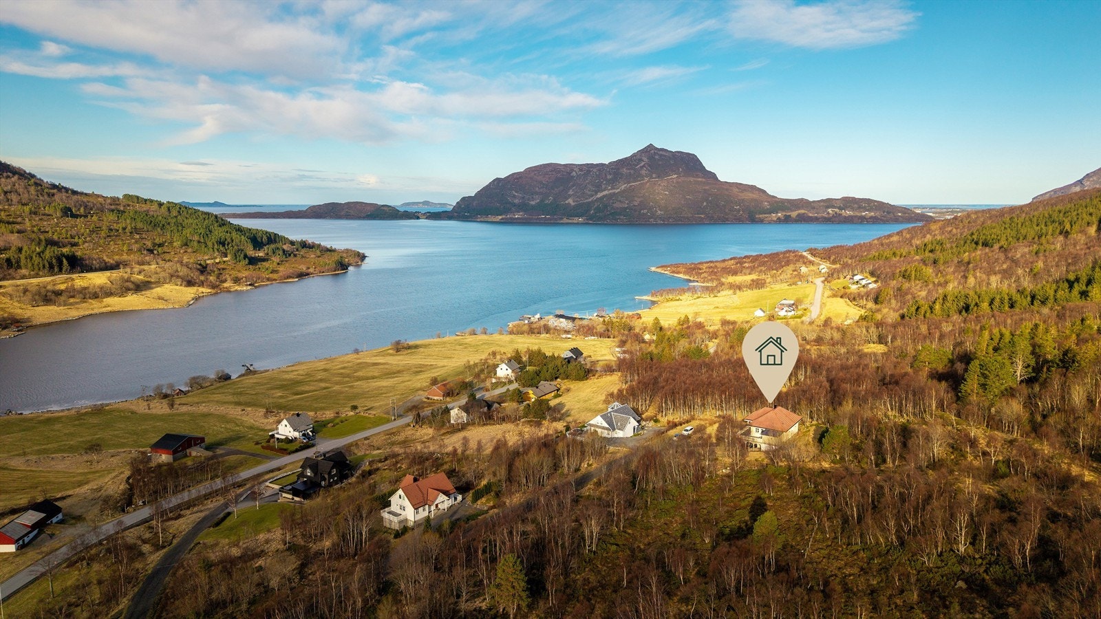 Dronebilde Galleribilde