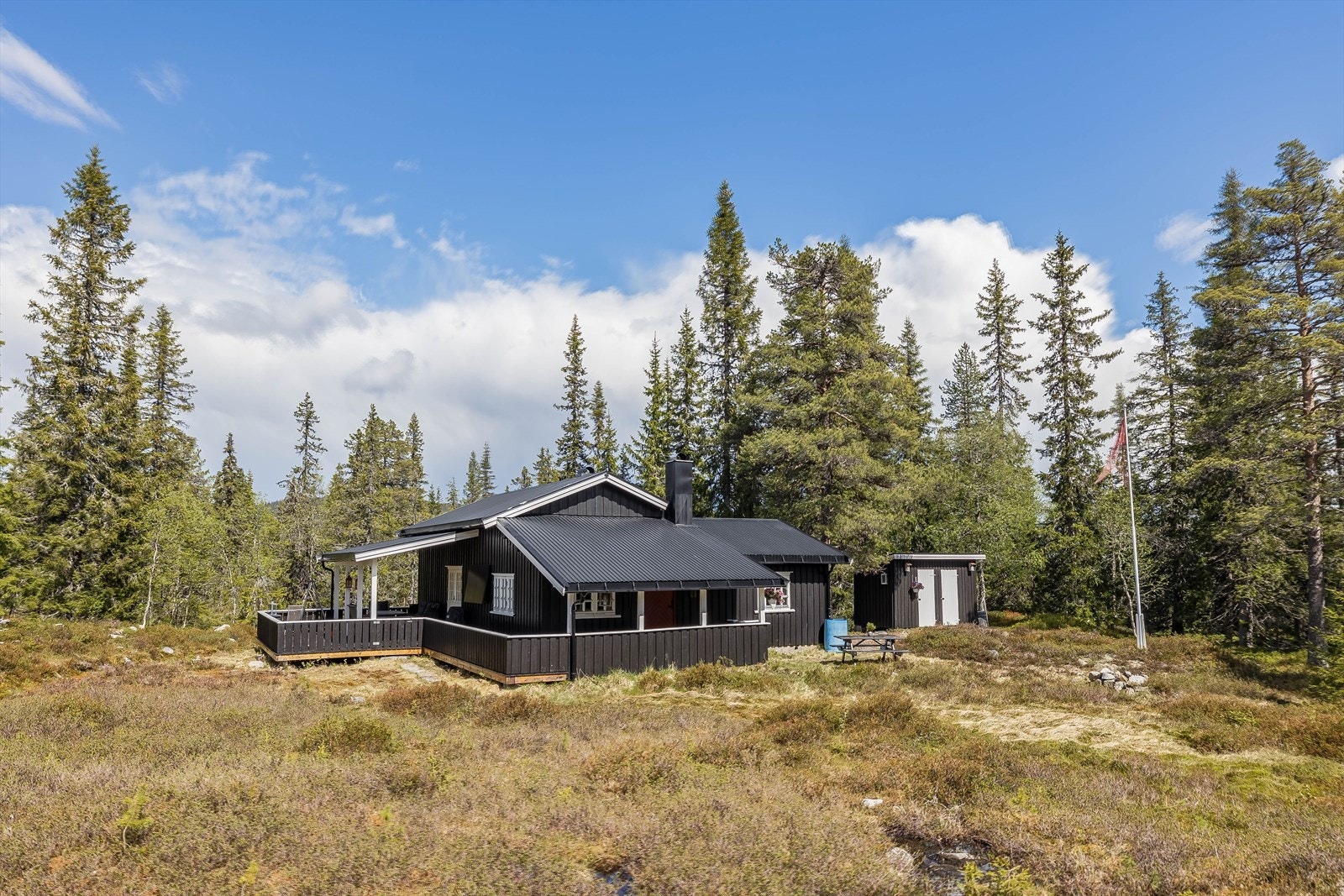 Rolig og usjenert beliggenhet - midt i naturens vakre landskap. Galleribilde