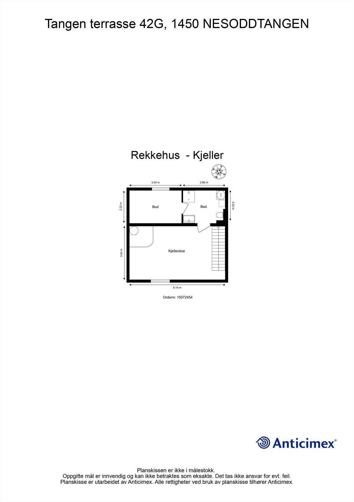 Plantegning kjelleretasje Galleribilde