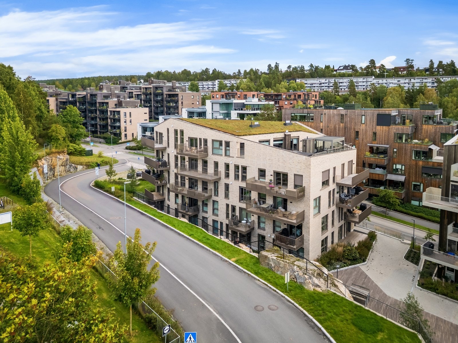 Moderne boligblokk sentralt på Kolbotn Galleribilde