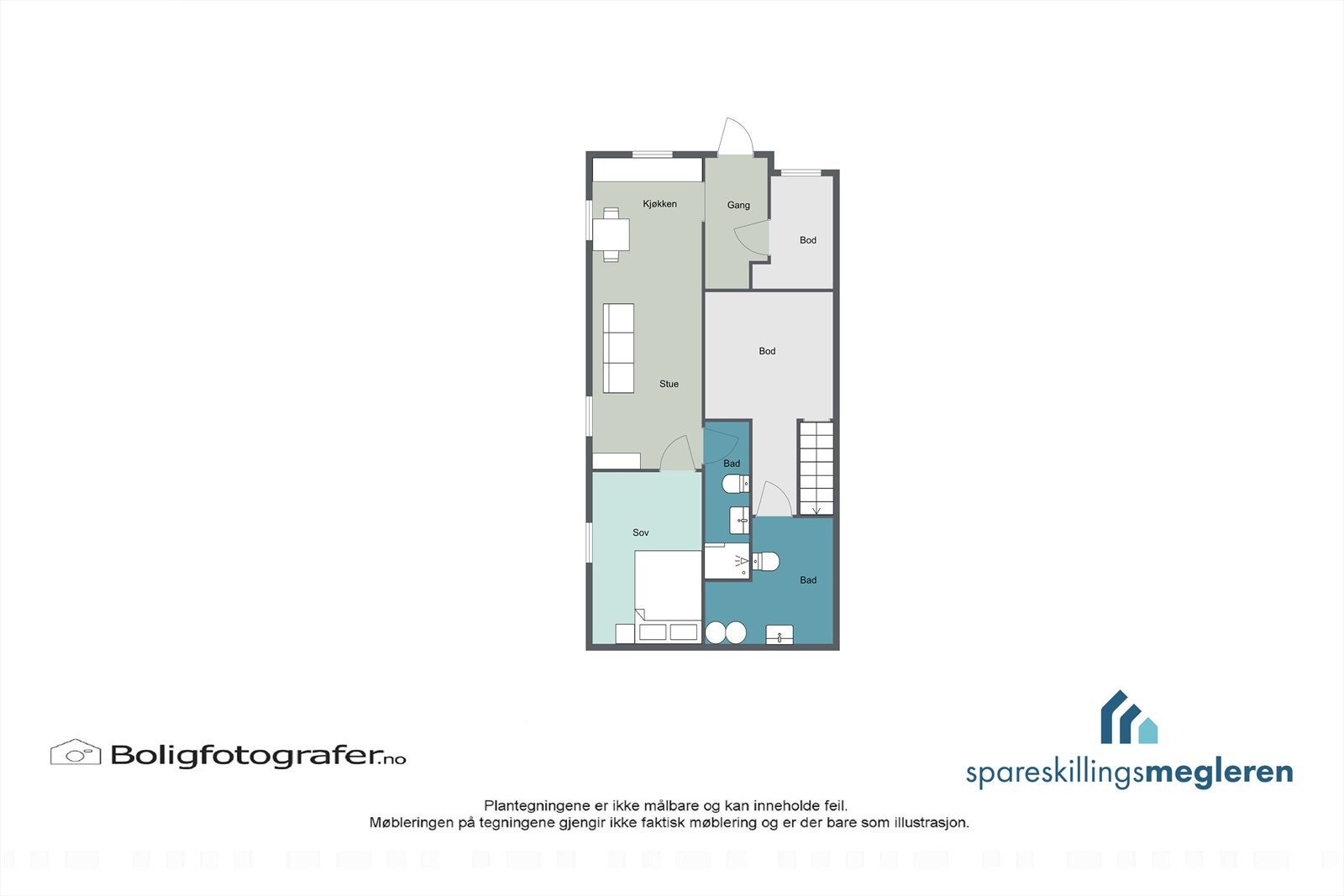 Plantegning underetasje Galleribilde