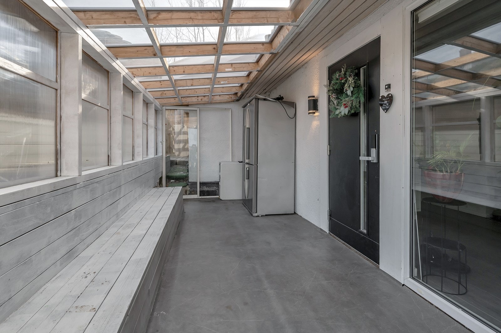 Overbygd inngangsparti Galleribilde