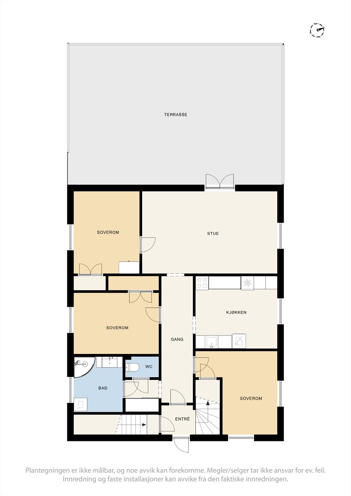 Plantegning - 1. etasje. Galleribilde