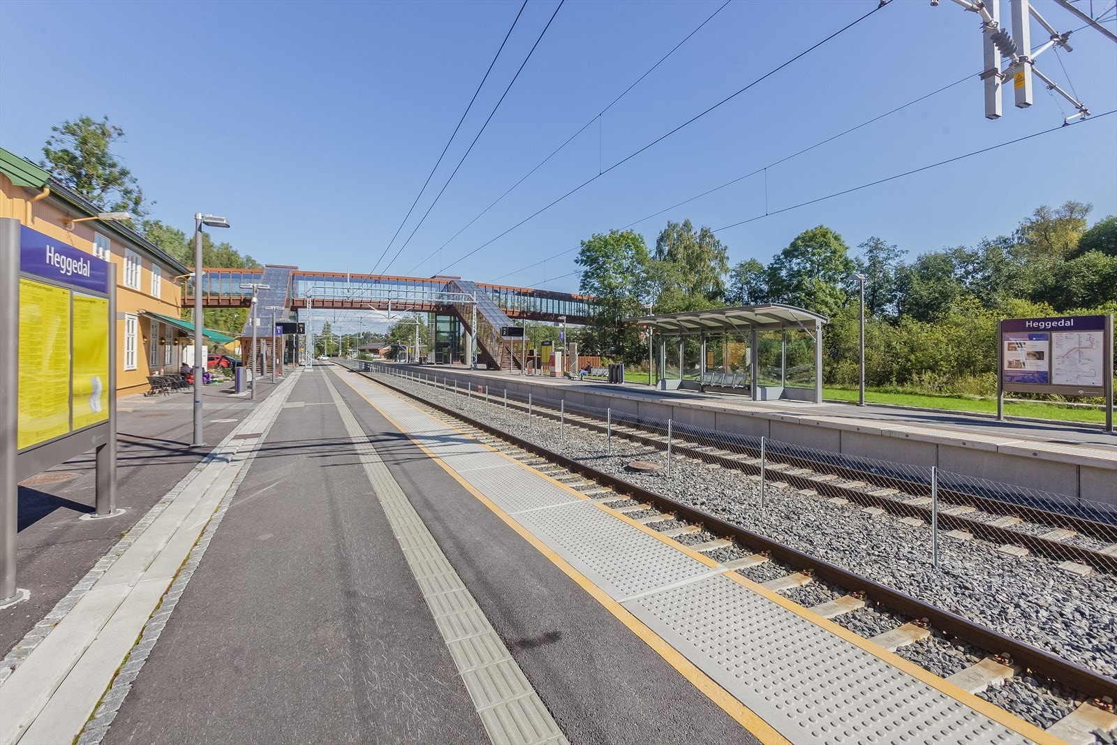 Heggedal stasjon. Galleribilde