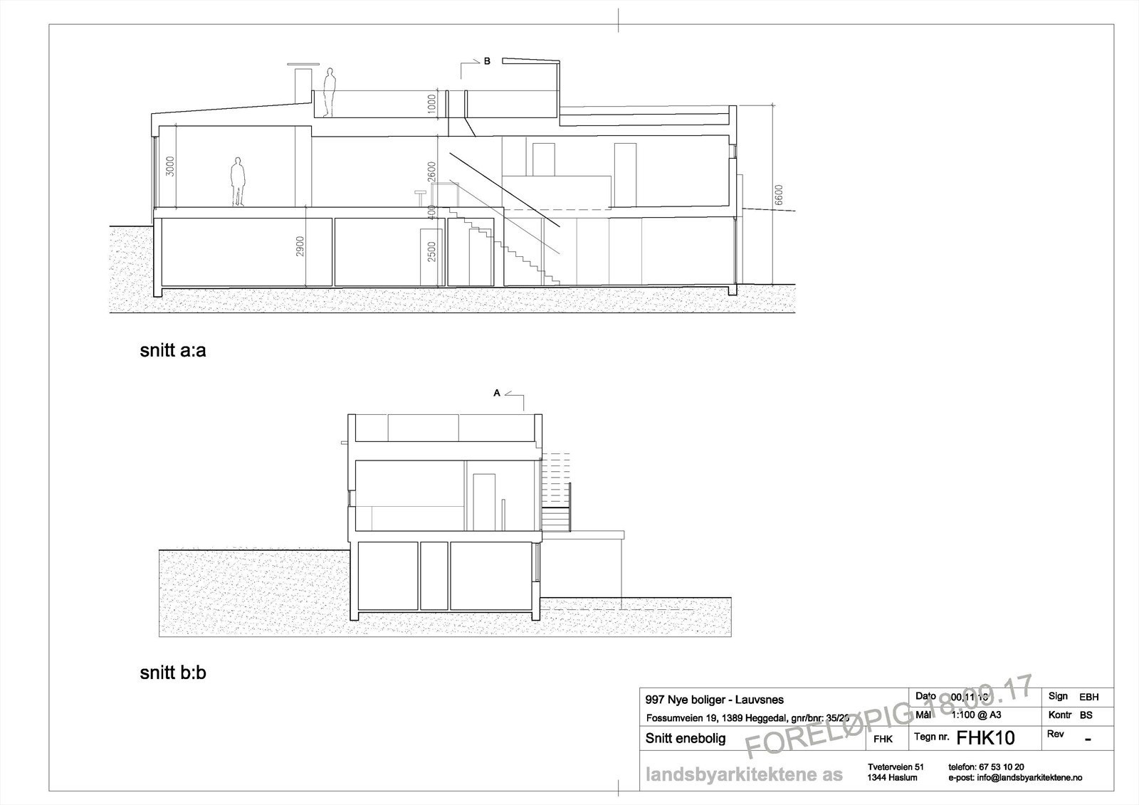Snitt, tenkt bolig - illustrasjon. Galleribilde