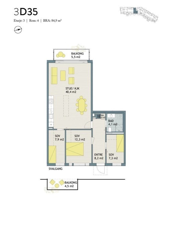 Plantegning Galleribilde