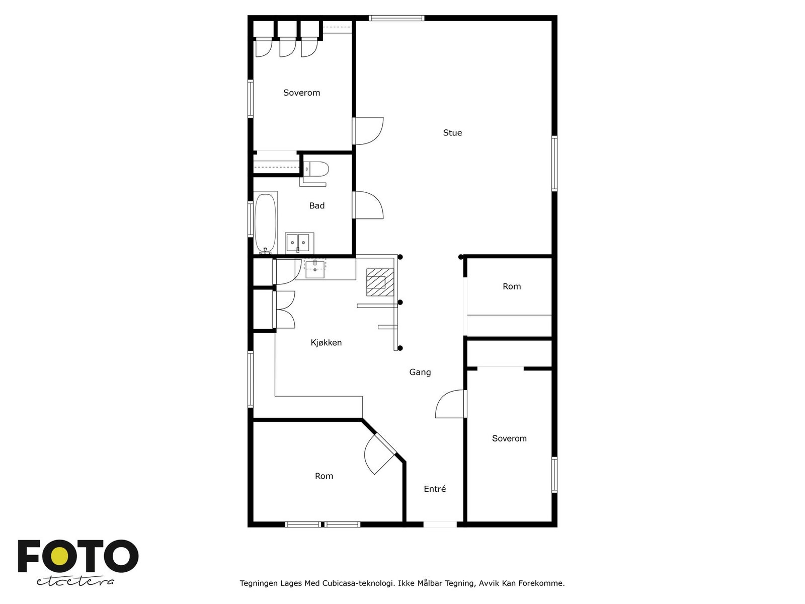 Plantegning Galleribilde