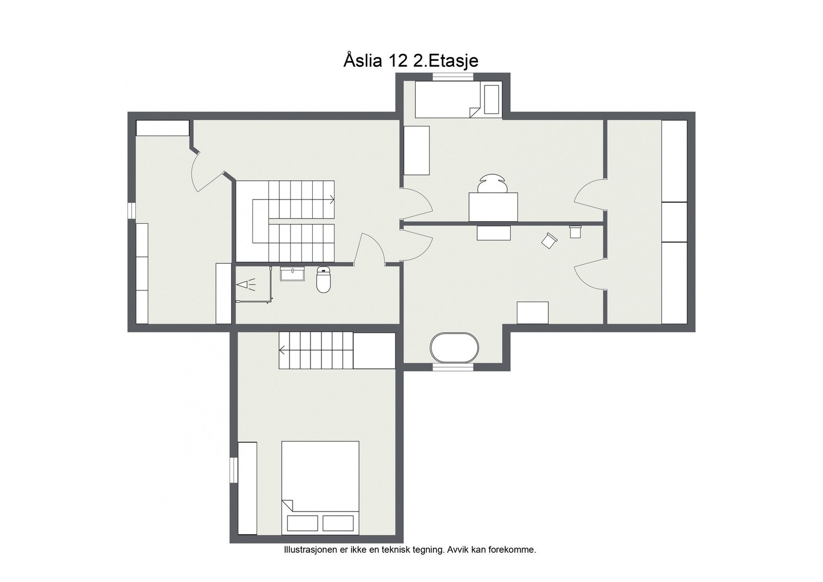 Plantegning. Galleribilde