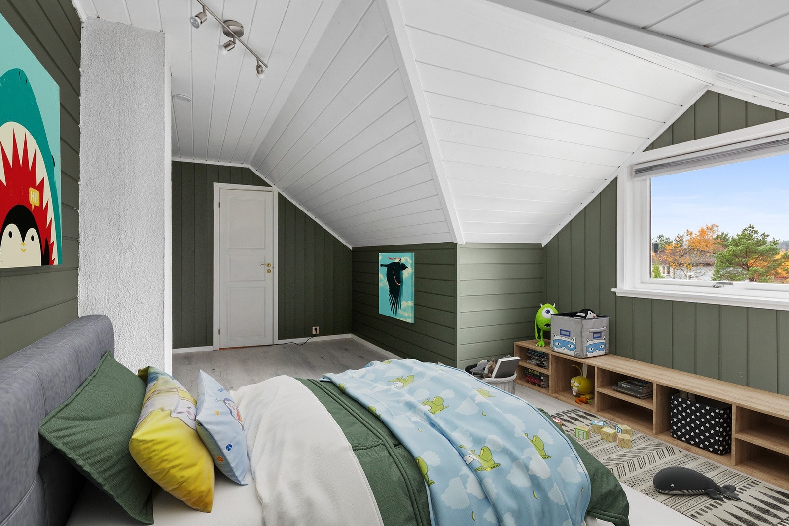 Digitalt stylet bilde av soverom i 2. etg. Galleribilde