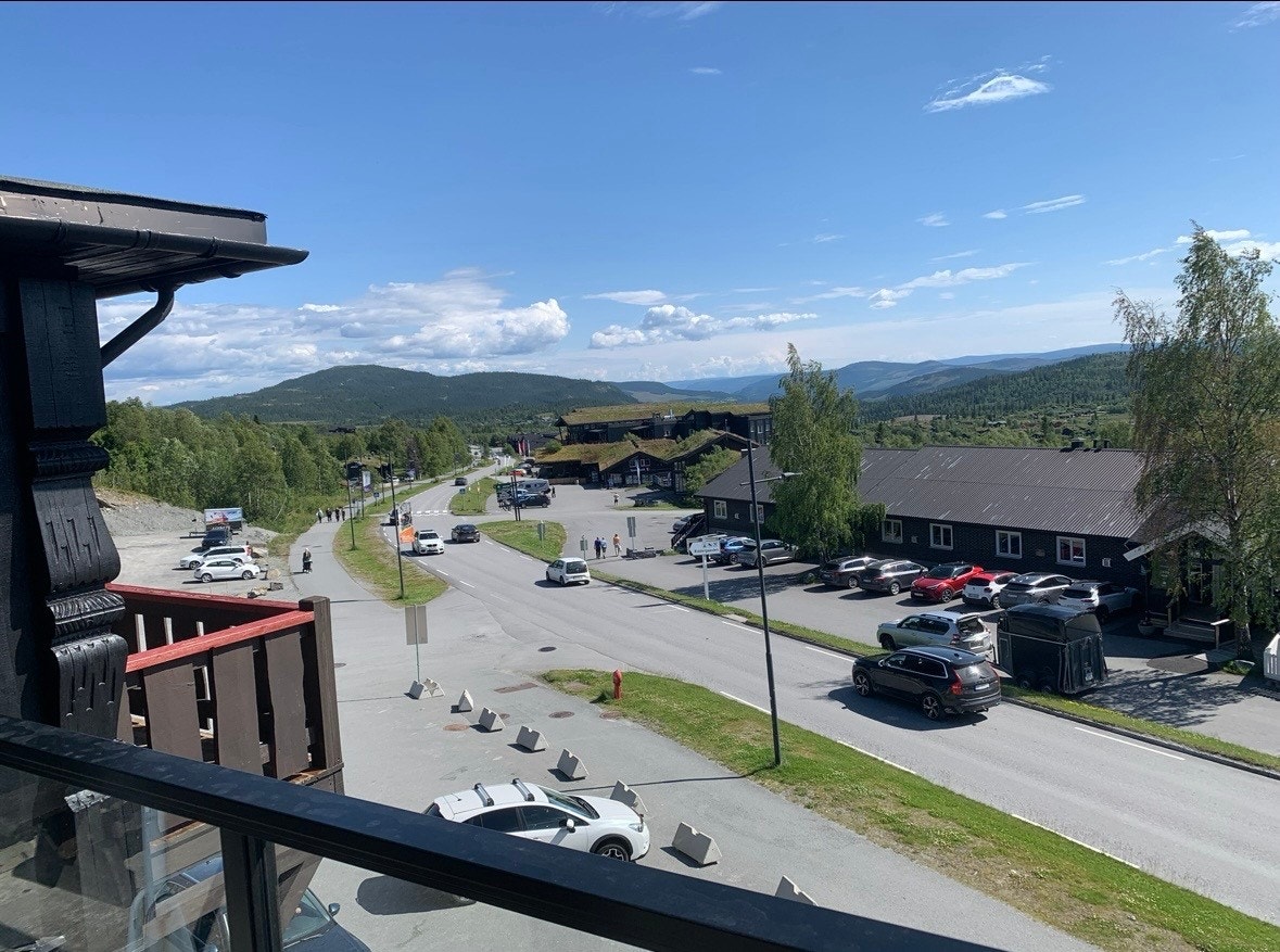 Utsikt fra terrassen. Galleribilde