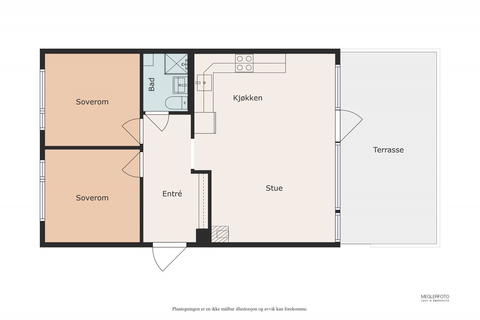 Plantegning Galleribilde