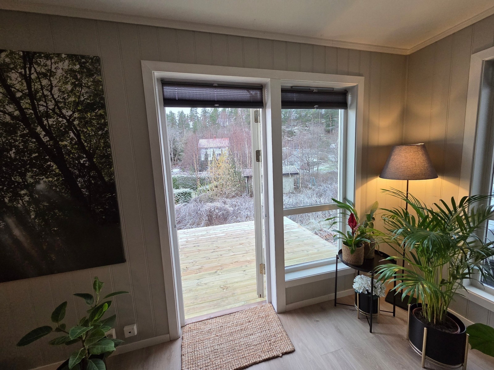 Utgang fra stue til terrasse Galleribilde