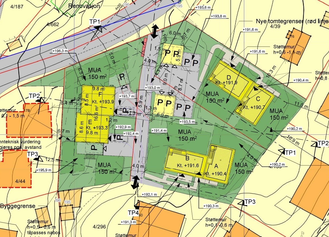 Situasjonsplan Galleribilde